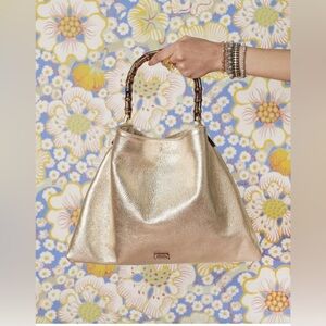 Frances Valentine Muriel Bag Tumbled leather Light Gold